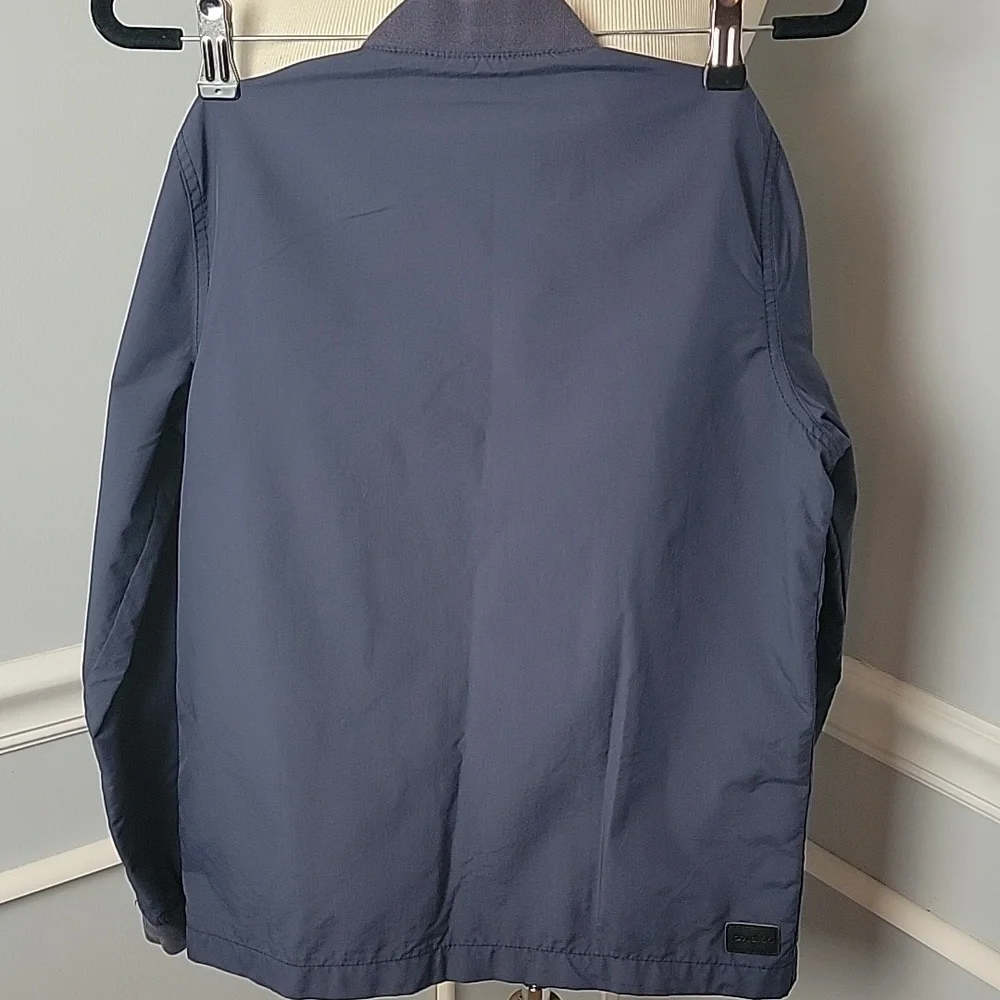 O'NEILL Boy's Blue Snap Closure‎ Lightweight Casual Surfer Windbreaker Jacket S